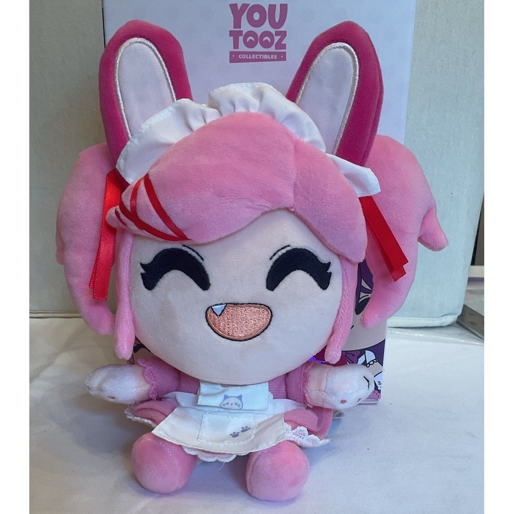 Doki Doki Literature Club Natsuki Plush (Youtooz Bunny Maid Series) 6in W/ Box